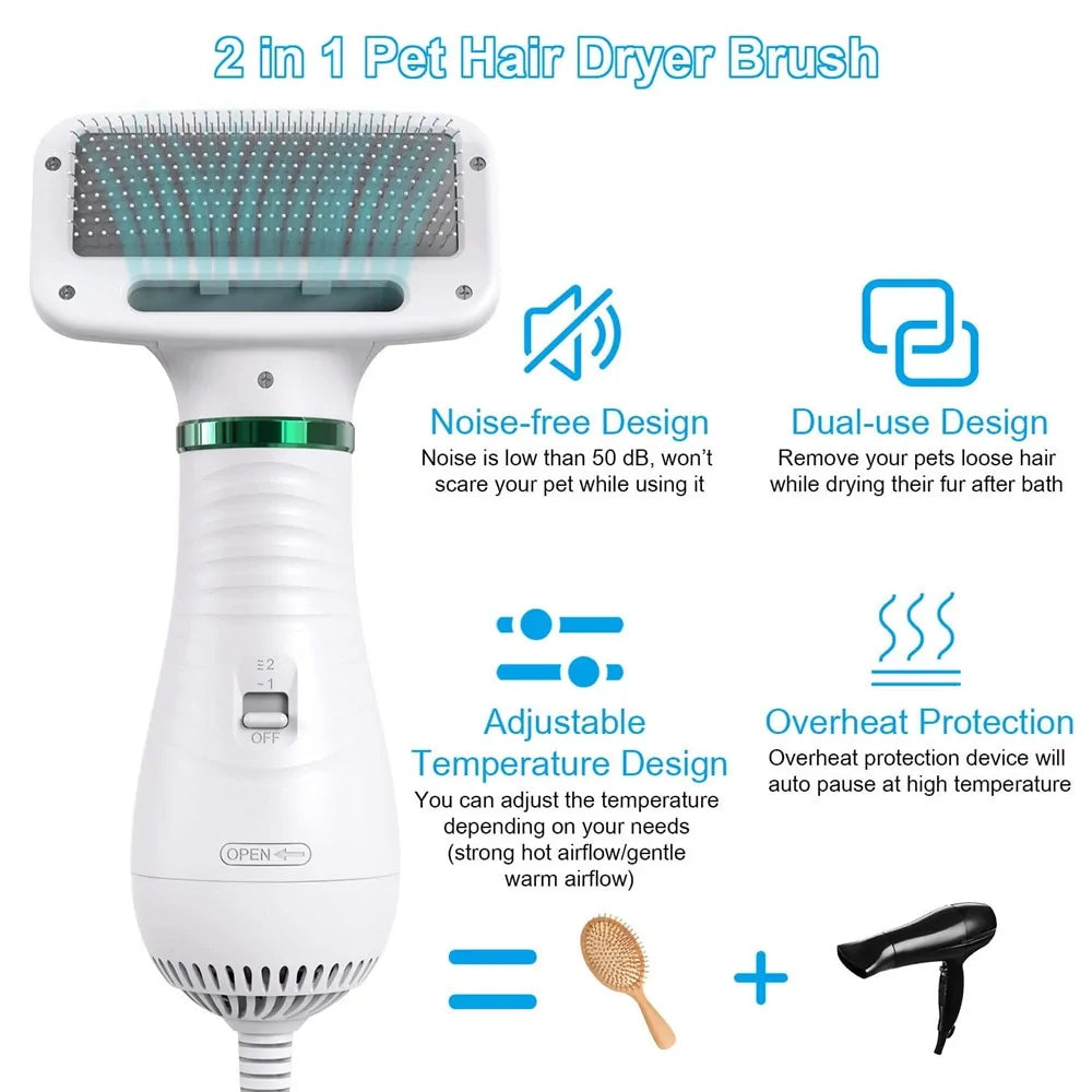 Portable 2 In 1 Dog Hair Dryer